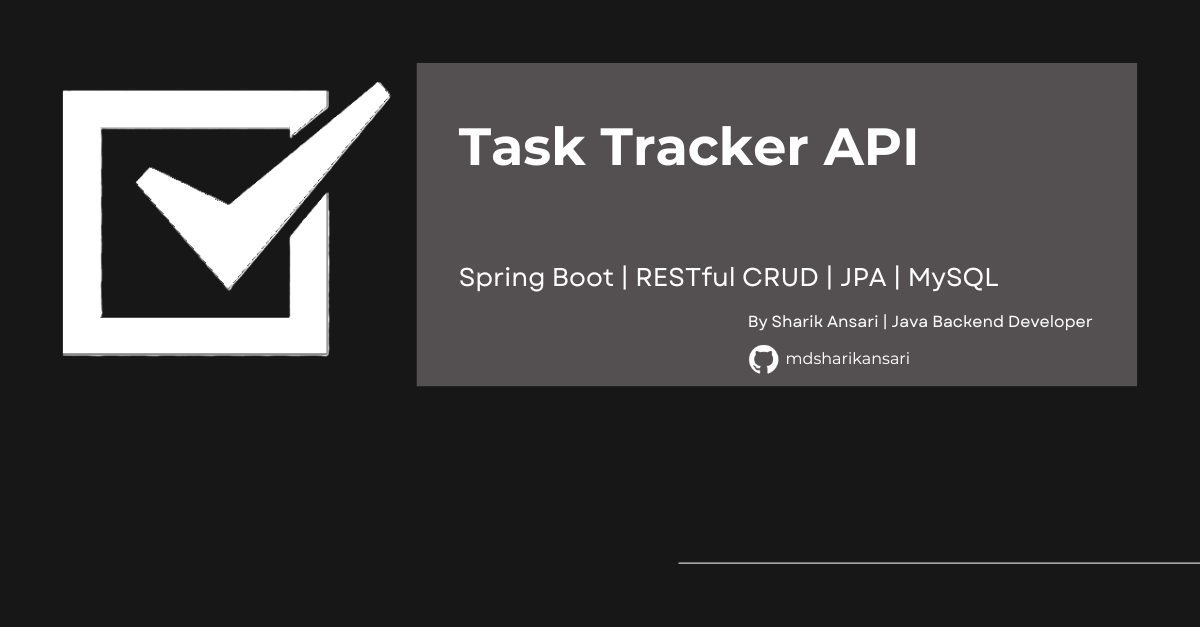 Task Tracker API